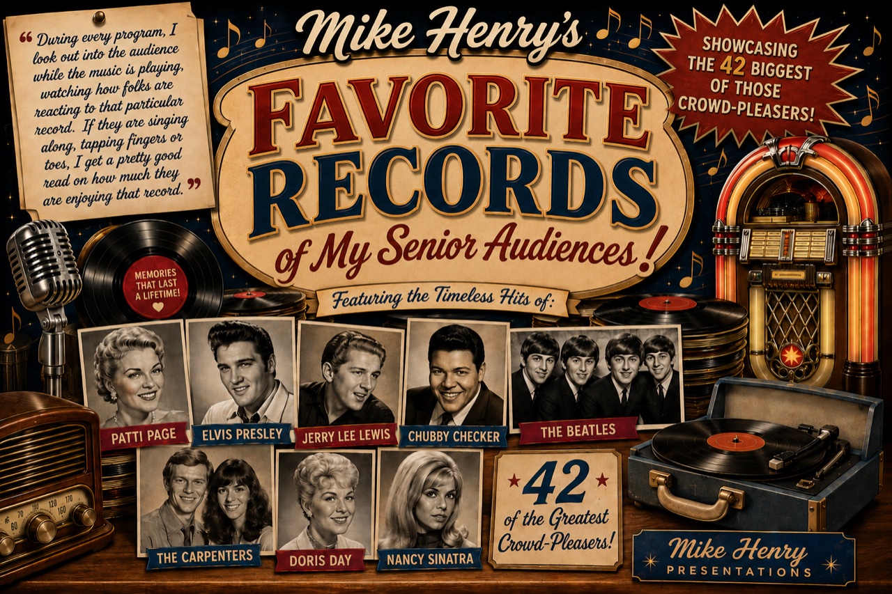 Favorite Records of My Senior Audiences program collage