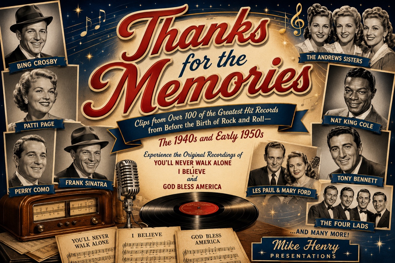 Thanks for the Memories program collage